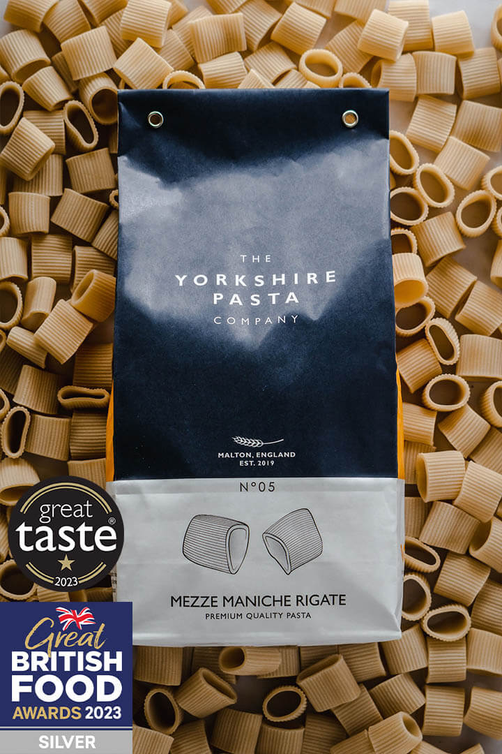 Mezze Pasta 1 Star Great Taste Award, Silver Great British Food Award 2023